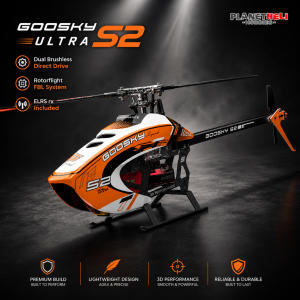 Goosky Legend S2 ULTRA Helicopter (BNF) - Amber / Green